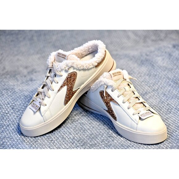 New! Size: 7 Women Skechers Hiland Warmed Up Comfort Mules Memory Foam Fur/Lined - Picture 11 of 12